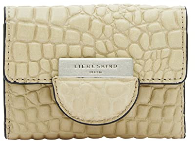 Liebeskind Berlin Damen Sadie Naplack Louisa Purse S, Warm Beige Croco Buckle, S (HxBxT 8.5cm x 11cm x 2cm)