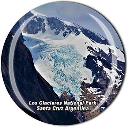 Los Glaciares Nationalpark Santa Cruz Argentinien Kühlschrankmagnet Kristall Touristen Souvenir Geschenkkollektion Kühlschrank Magnetischer Aufkleber