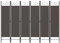 HOMIUSE 240x180 cm Raumteiler Paravent Trennwand Balkon Sichtschutz Paravent Raumteiler Innen Raumteiler Trennwand Garten Sichtschutz Umkleidekabine Anthrazit