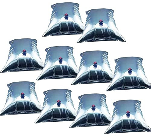 Faltbarer Wasserbehälter Notwasserbeutel,Asudaro 10St Wasserbeutel 5/10/30L Wassersack Wasser Behälter mit hahn Wasserkanister Wassertank für Outdoor Camping Wandern Notfall Picknick Grillen 5L 10St