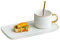 XOUVY 7 oz. soup cup with handle, plate and bowl set, soup and side bowl, soup and sandwich plate set 200 ml