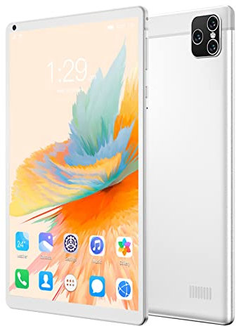 HEEPDD Tableta para Niños de 8 Pulgadas 100-240V 5G WiFi Banda Dual Batería de Larga Duración Tableta para Niños para Viajar a Casa (Enchufe de la UE)