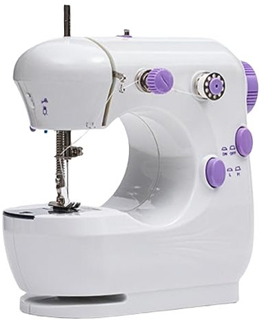 Nähmaschine,Mini-Nähmaschine,tragbare elektrische Nähmaschine,verstellbar,Doppellinien-Rückwärtsstich mit zwei Geschwindigkeiten, Kleine Nähmaschine für Kleidung, Stoffe, Cutains, Heimreisen