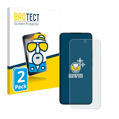 BROTECT Schutzfolie für Xiaomi 14 | 2 Stück Entspiegelnder Displayschutz Made in Germany Matte Displayschutz-Folie Anti-Reflex Anti-Fingerprint Einfache Montage