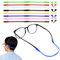 Amaxiu 8 Pack Kids Eyeglasses Straps with 8 Pair Ear Grip Hooks, Silicone Anti Slip Sunglasses Holder Elastic Eyewear Retainer Glasses Band Holder Eyeglass String Strap for Sports Kids(B)