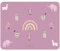 TINYLOADERS Platzdeckchen, Platzmatte, Tischset, Placemat, Unterlage in kinderfreundlichem Design in vielen Farben und Motiven, frei von BPA, 43 cm x 34 cm, Rainbow-Birthday