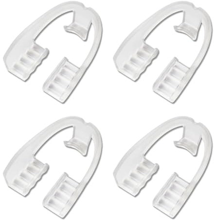 LQIOACU 4 Stück Mundschutz Kampfsport, Zahnschutz Kampfsport, Mundschutz Boxen, Gum Shield, für alle Krafttrainingssportarten