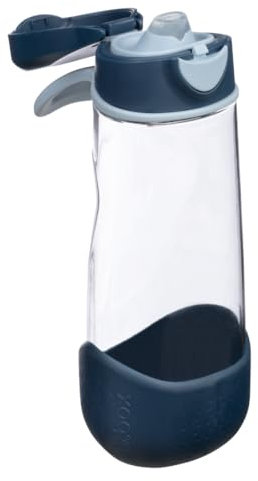 b.box Sport Trinkflasche | Griffige, Auslaufsichere Wasser- und Trinkflasche Kinder | Cooles, Modernes Design | Neigen und Trinken | 600 ml