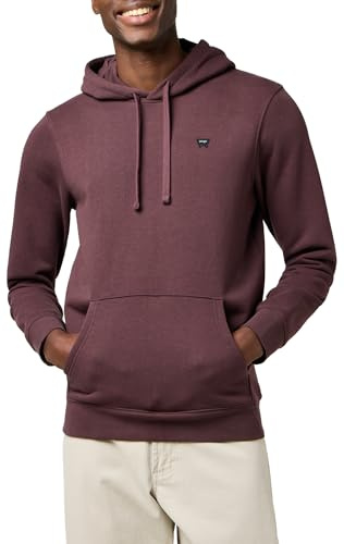 Wrangler - Sweatshirt Herren - Regular Fit - Sign Off Hoodie - Faded Schwarz