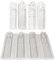 Molde de cemento de silicona, moldes de hormigón - Moldes de silicona - Herramientas de molduras de hormigón para decoración del hogar, artesanía con 4 cavidades haciendo moldes de yeso para