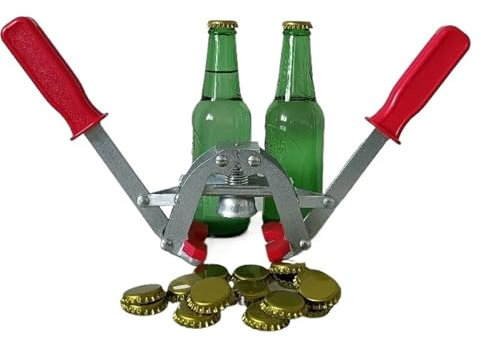 NADCFN Bier brauen Set Kronkorken verschlussgerät Softdrink-Verschließmaschine, Bierflaschenverschließer, neues manuelles Soda-Bar-Zubehör
