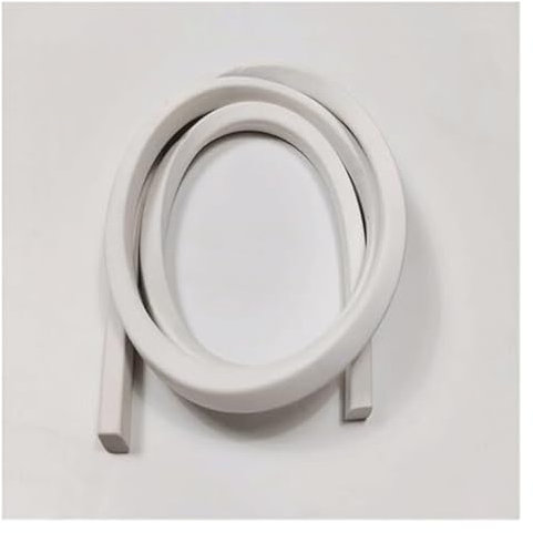 Cinta aislante de espuma autoadhesiva, Tiras de sellado de espuma de silicona blanca cuadradas, tiras de sellado de esponja de silicona, tira de espuma de silicona rectangular for herrajes de ventanas