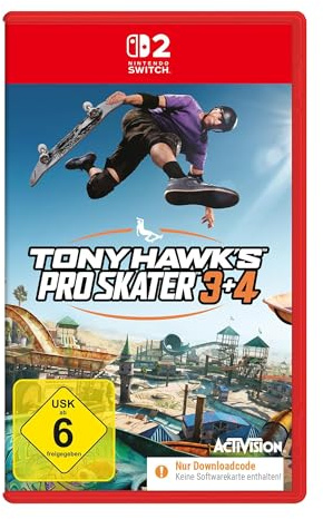 Tony Hawk's™ Pro Skater™ 3 + 4 – Nintendo Switch™ 2 (Code in der Box)