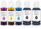 MEGOFFICE Compatible Refill Ink Bottles for Epson NEI-104/103/102/101 Ink Multipack for ET-2810 ET-2815 ET-2820 ET-2821 ET-2825 ET-2826 ET-4700 ET-4800 Printer(5 pack)