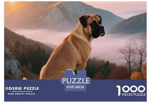 Boxer 1000 Teile Puzzle Haustier Hund Für Die Ganze Familie Entspannend Detailreich Spielzeug Lernspiel 38x26cm/1000pcs