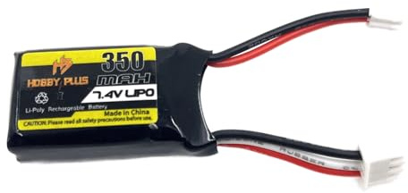 HOBBYPLUS Akku 7,4 V 350 mAh LiPo für Speck B Upgrades 1/24 RC Buggy – ferngesteuertes Auto Micro RC Cars Upgrade Teile