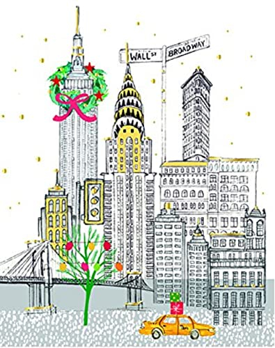 Design Design Design Design New York City Weihnachtskarten, 14 Stück