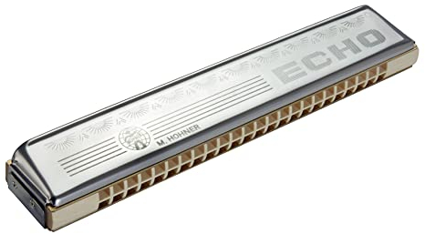HOHNER 2509-C Echo 48 Tremolo Mundharmonika, C-Dur, Edelstahl