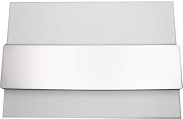 LATRANS Modern Delux 12 Module Flush-Mounted Distribution Box (White Glass, IP40, 1 Row, 12 Circuits)