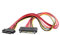 NFHK SAS Hard Disk Drive SFF-8482 SAS Cable 29Pin Male to Female Extension Cable 0.5m