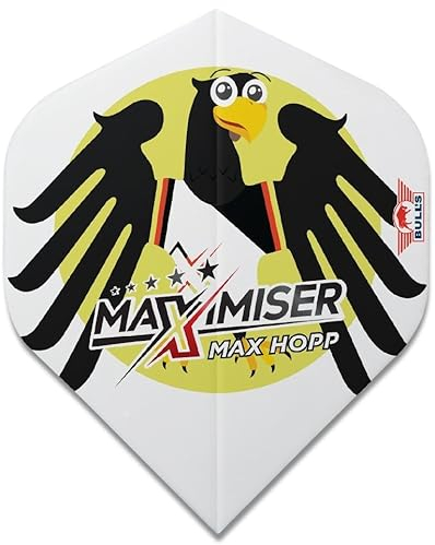 Bull's NL Player 100 Std. Max HOPP Maximiser Cartoon Flights Dartflight Set