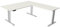 Kerkmann Certeo Eckschreibtisch Move.3 | Elektrisch höhenverstellbar | Gestell Silber | HxBxT 720-1200 x 1800 x 800 mm | Weiß | Sitz- und Stehtisch Bürotisch Arbeitstisch