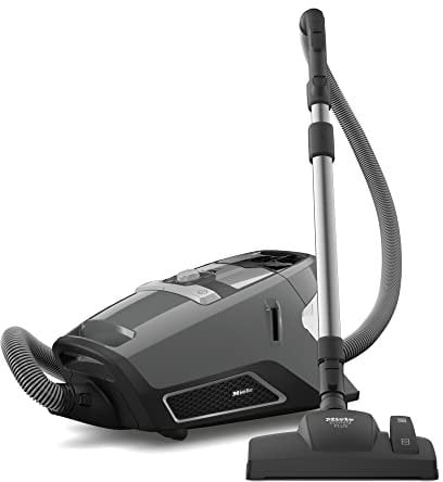 Miele 12034050 Blizzard CX1 Bagless Cylinder Vacuum Cleaner with EcoTeQ Floorhead, Hygiene Lifetime Filter, Large Operating Radius, Graphite Grey