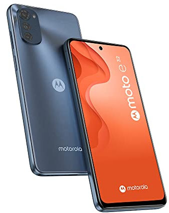 Motorola Moto e32 Smartphone débloqué 4G 64Go sans carte SIM, double carte SIM - Gris ardoise Version FR