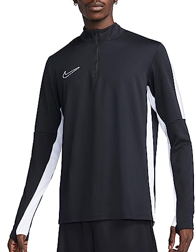 NIKE Herren Df Acd23 Dril Sweatshirt, Black/White/White, L EU