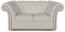 Chesterfield Sessel Winfield Basic Leder | Weiß | 2 bis 4 Wochen Lieferzeit (Weiß, 2-Sitzer)