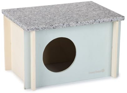 Beeztees Kuhlhaus Cico - Nager - Holz - Mint - 26x18x16 cm