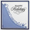 Merry Christmas Metal Cutting Dies for Card Making, Lace Star Edge Cut Stencils for DIY Scrapbooking Photo Album Paper Decorative Craft for Greeting Cards Invitation Birthday Gift