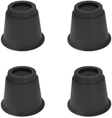 Otufan 4 Stück Kunststoff-Möbelerhöhungen, 18,5 X 15,2 cm, Rundes Hochbett-Fußpolster, Sofa-Fuß, Möbel-Fußpolster Für Bett, Stuhl, Tisch, Sofa-Heber