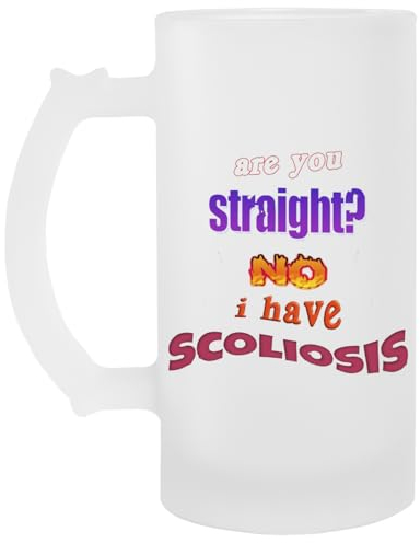 Are You Straight No I Have Bicchiere Da Birra In Vetro Trasparente Con Manico