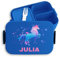 Kinder Bento Box Midi für Mepal Bentobox - Einhorn Lunchbox Unicorn Brotbox Einhörner I - 900 ml - Blau - personalisierte jausenbox brotdose mädchen einhörnern snackdose name