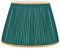CWCQGH Tischlampenschirm, Lampenschirm aus plissiertem Stoff, E27-Schraubmund, geeignet für Tischlampen und Stehlampen, dunkelgrün, 30 cm
