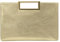Milisente Women's Leather Clutch Bag Wedding Envelope Evening Bags For Formal Party With Handle(Gold)