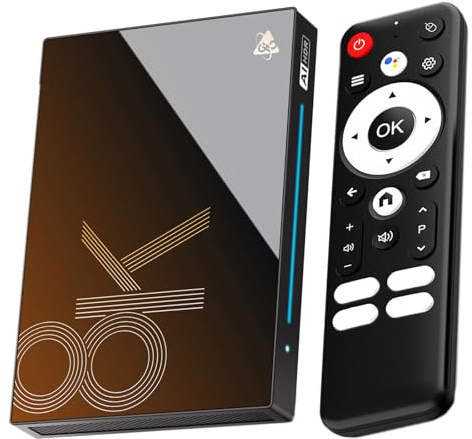 Android 14.0 H96 Max M9S RK3576 AV1 HDR 4GB RAM 32GB ROM Quad-Core 8K/1000M LAN/USB 3.0/H.265/WIFI 2.4G/6.0G BT 5.4