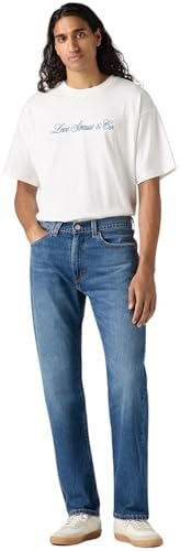 Levi's Men's 505 Regular Fit Jeans, Blue Hour, 34W / 34L