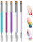 1 Pcs Nail Brushes for Gel Nails,2 in 1 Polymer Gel Dual-Ended Tool for Poly UV Gel Acrylic Nails Extension