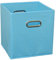 Aufbewahrungsbox aus Stoff, Leinen, zum Aufhängen, Akten- und Ordner, Aufbewahrungsbox für Büro, 28,6 x 26,5 x 2,2 cm
