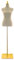 Bituxx Damenbüste Schneiderpuppe Schaufensterpuppe Torso Angezogen Mannequin Büste (Beige)