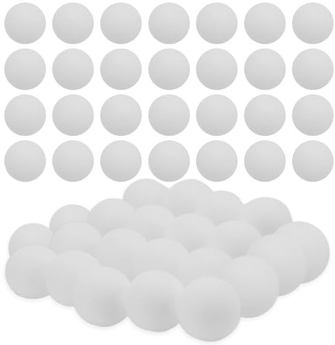UVVRUR 50 Stück Weiße Tischtennisbälle Ping Pong BäLle Premium Tischtennisbälle 40mm Ping Pong BäLle Für Sport, Spiele, Partys, Schwimmbäder, Geeignet Für Erwachsene Und Anfänger (Weiße)