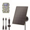 JGmotorfi Panneau solaire efficace pour caméras de chasse, batterie 6000 mAh, étanche et protection intelligente du circuit pour toutes les conditions