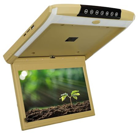 Vomeko 11.6in Car Roof Monitor,Roof MP5 Monitor, Ultra Thin USB SD HD Display Interface Overhead Player, DC12V‑24V