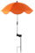 Colcolo Sombrilla para Plantas de Exterior, Cubierta de Jardín, Sombrilla de Gran Tamaño con Ángulos Ajustables de Plantas para Macetas, Jardín, Parterre, Naranja