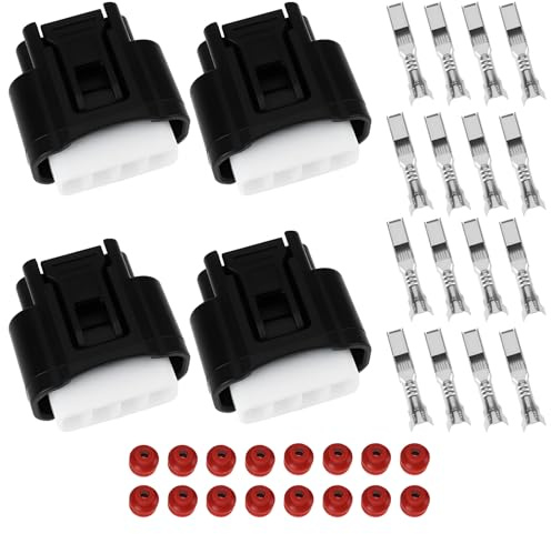 The Lord of the Tools 4Pcs 4Pin Zündspule Stecker Stecker 90980-11885 Kompatibel mit Toyota