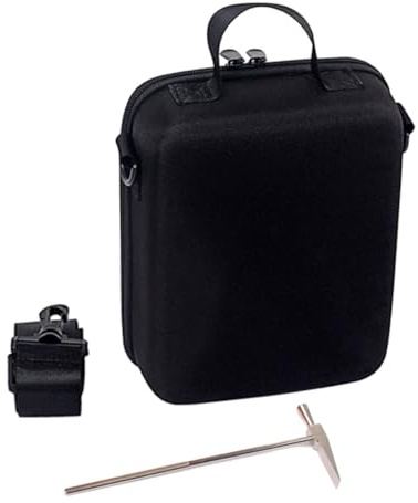 Kalimba Aufbewahrungstasche Xa60 Schwarze mit Schultergurt | Nylon, Tragbar mit Griff und Verstellbarer Schnalle, für Training und Outdoor Auftritte