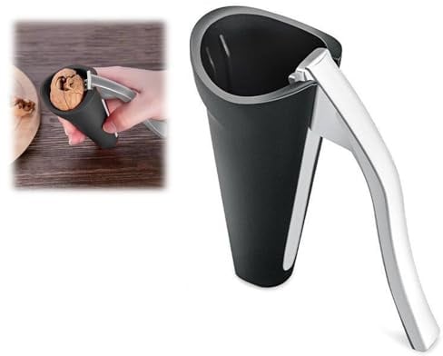 AONAYO Nussknacker,Nussknacker Walnüsse,Walnussknacker,Nut Cracker Metall,Werkzeug Küche,Multifunktional Für Walnüsse Haselnüsse,Mit Behälter Zum Auffangen Der Muscheln