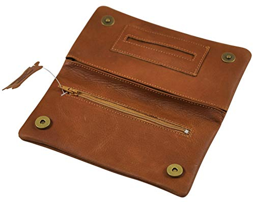 GERMANUS Estuche Bolsa Bolso de Tabaco de Cuero Genuino, Made in EU - Corfuscus